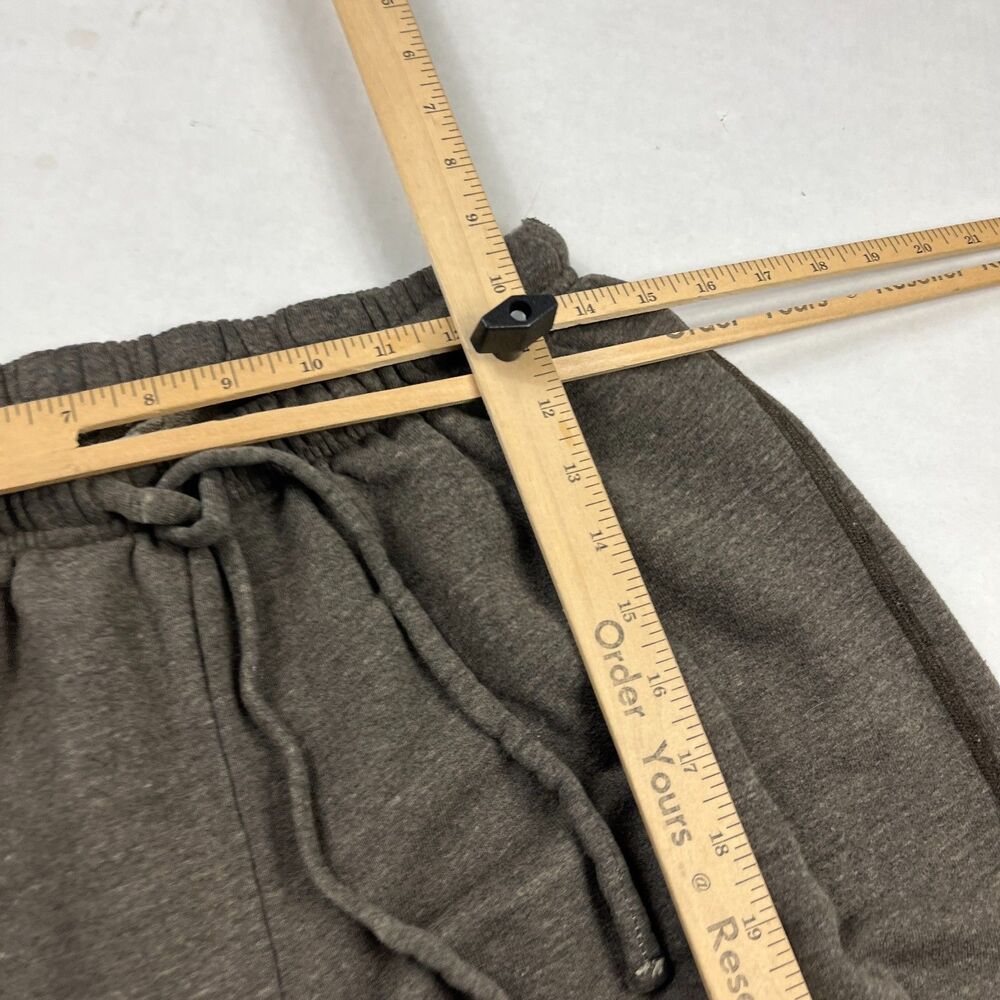 Goodlife Brown French Terry Jogger Pants Loungewear Minimalist Pants USA Medium - Picture 7 of 11